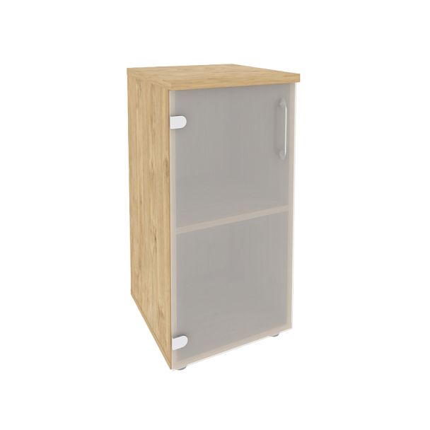 Onix Шкаф низкий узкий левый O.SU-3.2 (L) Тиквуд светлый 400*420*823 - Вид 1