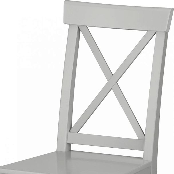 Комплект деревянных стульев с жестким сиденьем Бергольф Серый, 3 шт. - Вид 5