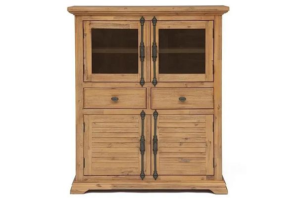 Витрина малая Secret de Maison Авиньон/Avignon (мод. PRO-L05), дерево акация, Натуральный (Brushed Ash color) - Вид 1