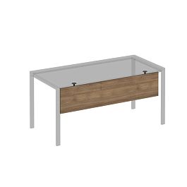 Экран стола защитный (ДСП) с кронштейнами для столов на МП2 160 Комфорт МП2 К.А 814 ШТ дуб шамони тёмный / антрацит - Фото предпросмотра