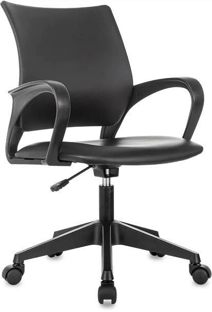 Кресло Бюрократ CH-695NLT черный экокожа крестов. пластик - Вид 1