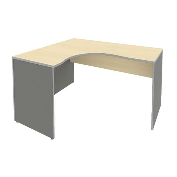 Riva Стол криволинейный левый А.СА-3 (L) Клён металлик 1400*1200*750 - Вид 1