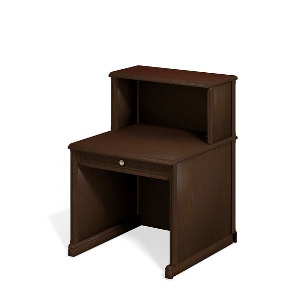 Модуль стойки ресепшн прямой "Версаль"  ПК-ВР-СКР80Х87-В1-974 темный орех - Вид 1