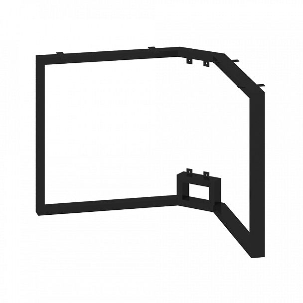 Комлект опор конечных "Форум"  ПК-ФРМ-ОМ50Х12/КО-В2-115 черный - Вид 1