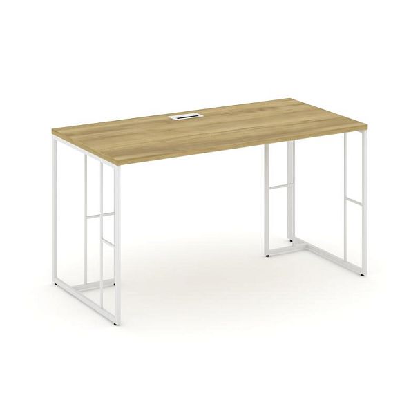 Rift Стол письменный RF.SP-015 Дуб Винченцо/Металл Белый 1780*700*750 - Вид 1