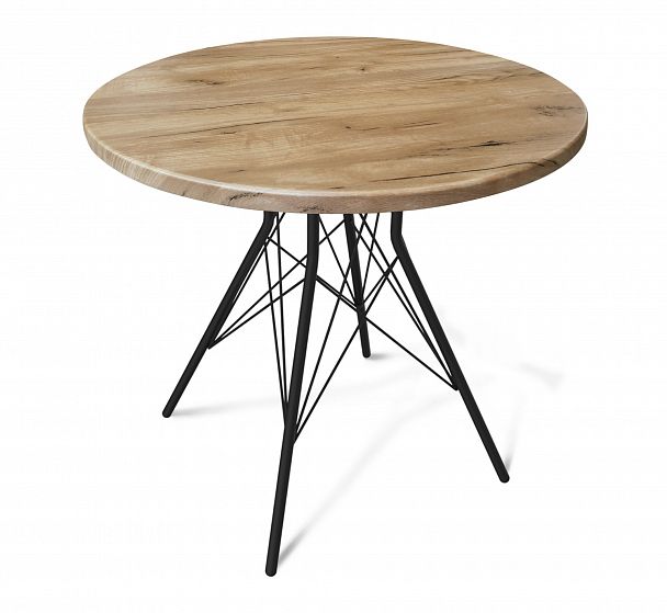 Стол Sheffilton SHT-TU2-1/80 МДФ черный/дуб тортуга - Вид 2