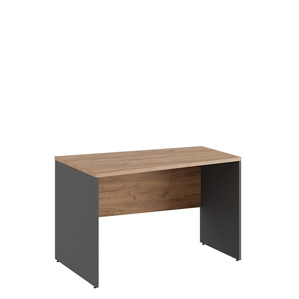 Стол трапеция левый Tess 120x80x75 дуб крафт золотой - Вид 1