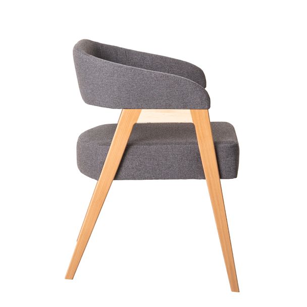 Стул Ricco, рогожка Solta Ground, ножки бук под лак - Вид 7