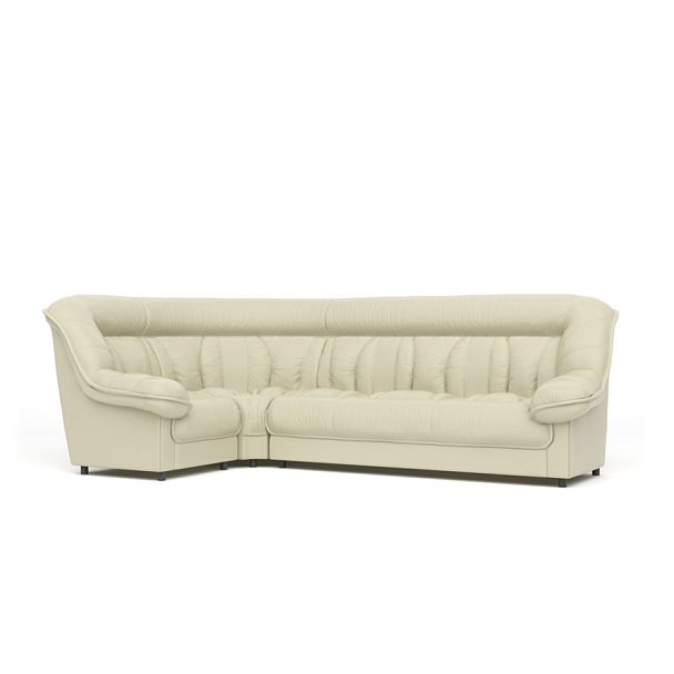 Диван угловой 1У3 Эдельвейс Ed/1y3/cn1112 бежевый - Вид 1