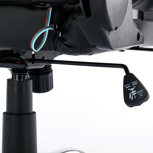 Кресло компьютерное BRABIX "Lumen GM-150 RGB", подсветка, две подушки, экокожа, черное, 532801 - Вид 19