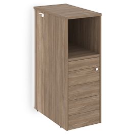 Onix Тумба с подсветкой 5 ящиков TIP-ON завершающая, правая O.R-TV-5 TIP.S (R) Дуб аризона 436*767*1185 - Фото предпросмотра