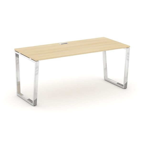 Style Project Direct Lux Стол письменный M-SN-6T2.SR-015.M Акация Лорка/Нержавеющая Сталь/Хром 1780*700*750 - Вид 1