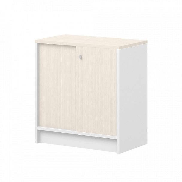 Шкаф-купе "Логистика"  ПК-ЛОГ-Ш75Х70Н/2ДК-В2-876 дуб альпийский+белый - Вид 1