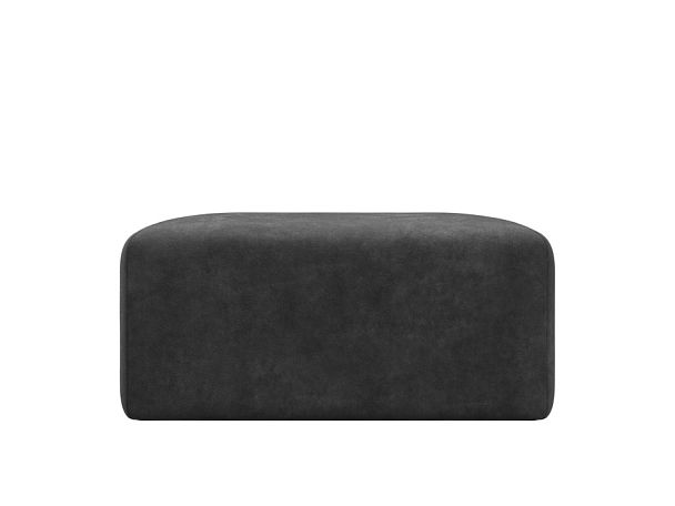 Модуль пуф Лига-060 НПБ Велюр серый - Вид 1