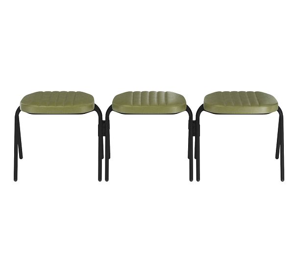 Скамья Sheffilton SHT-ST85-C1/S186 оливковый/черный муар - Вид 4