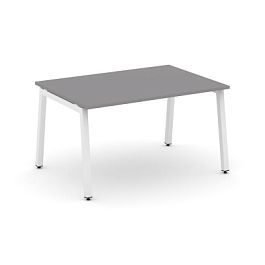Стайл Проджект Стол переговорный SN-5A.SPRG-001.3 Серый Пепел/Металл Белый 980*980*750 - Фото предпросмотра