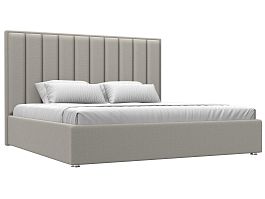 Кровать интерьерная Афродита 200 Рогожка бежевый - Фото предпросмотра