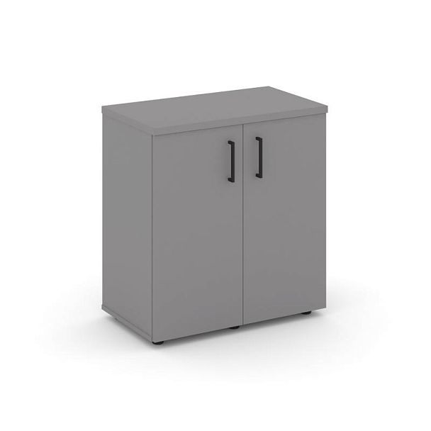 Стайл Проджект Тумба опорная/приставная SN.TOP-031 Серый Пепел/Черный Ручки 600*400*750 - Вид 1