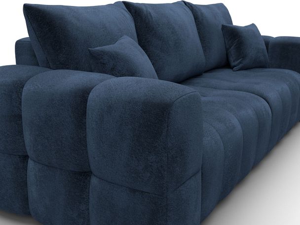 Диван прямой Лига-110 НПБ Велюр синий - Вид 4