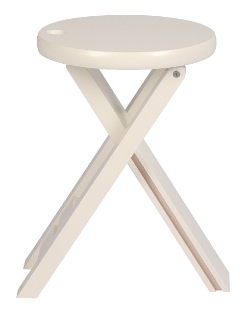 Комплект складных деревянных табуретов Вилл Слоновая кость - Вид 4