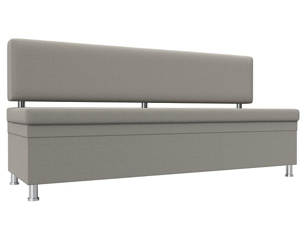 Диван кухонный прямой Стайл Рогожка бежевый - Вид 1