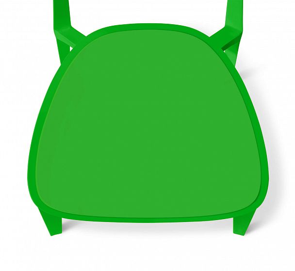 Стул Sheffilton SHT-S110-P зеленый/зеленый, стопируемый - Вид 9