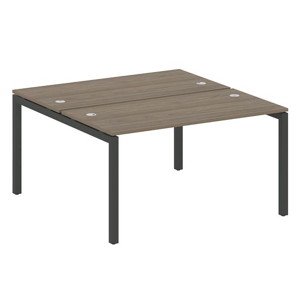 Metal System Quattro Р. ст. на П-образном м/к 50БП.РАС-СП-2.3 Вяз/Антрацит металл 1400*1475*750 - Вид 1