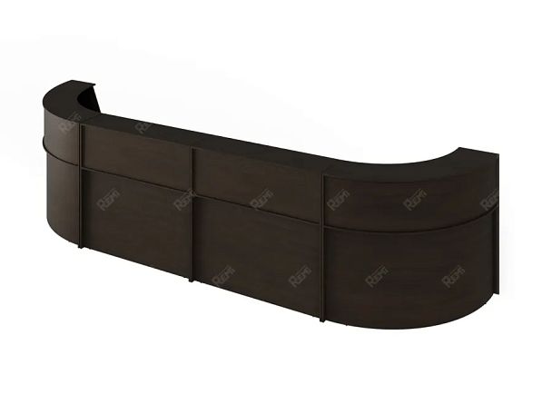 ЛАЙТ / LIGHT RLG073 Двойной ресепшн 440x180x115 Венге - Вид 1