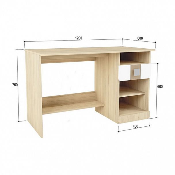 Стол "Стиль 17" Кофе с молоком - Вид 2