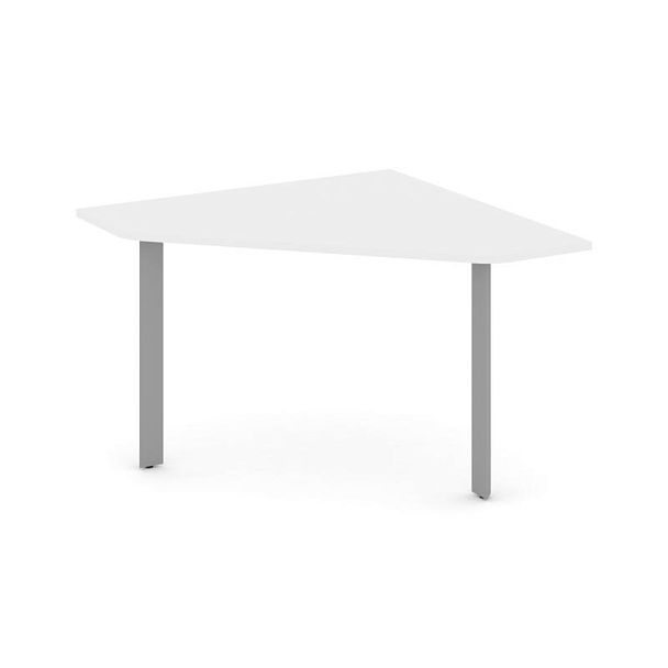 Style Project Next Угловой элемент переговорного стола SN-59.UPRG-031 Белый/Металл Серый 1180*1180*750 - Вид 1