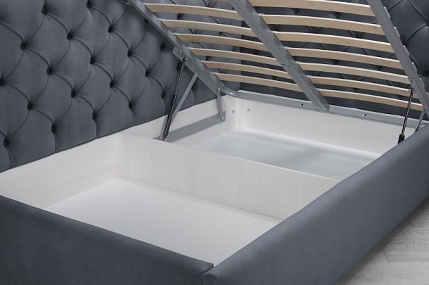 Кровать «Оливия» серая - Вид 4