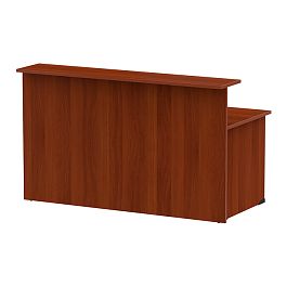 Стойка ресепшн прямая СР-180/80 орех итальянский - Фото предпросмотра