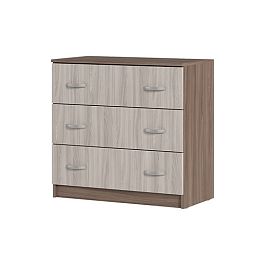 КМ 551М Бася ЛДСП комод шимо темный/шимо светлый - Фото предпросмотра