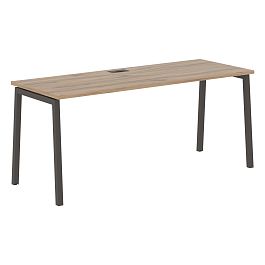 Стол прямой ELST 1767 Дуб Денвер светлый/Мокко 1760х670х750 EDIS - Фото предпросмотра