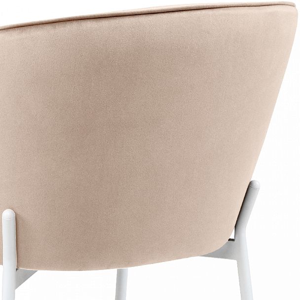 Комплект кухонных стульев Миэль кремовый велюр/белый, 4 шт. - Вид 10