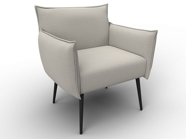 Кресло Лига-083 Рогожка бежевый - Вид 6