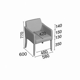 (bar-s) Стул Барбар - Фото предпросмотра