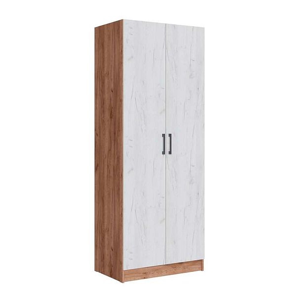 Шкаф Вегас 800 дуб крафт табачный/дуб крафт белый - Вид 1