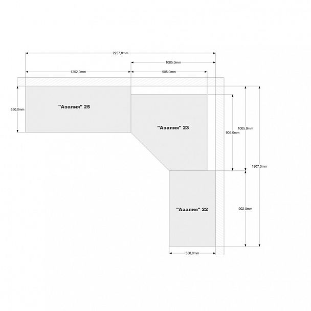 Шкаф "Азалия" 25 бодега белый - Вид 4