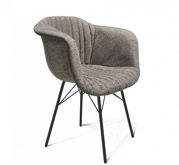 Стул Sheffilton SHT-ST31-C1/S64 пепельный/черный муар - Вид 1