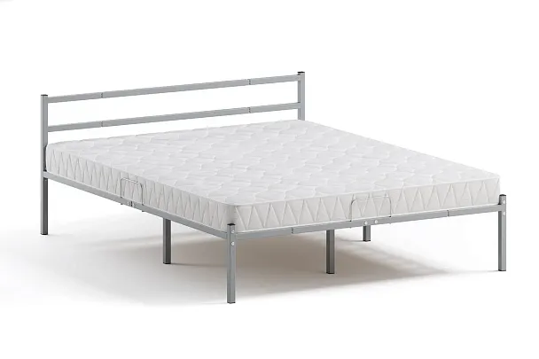 Кровать  металлическая Лофт КОМПАКТ 1800*1900, цвет серый - Вид 2
