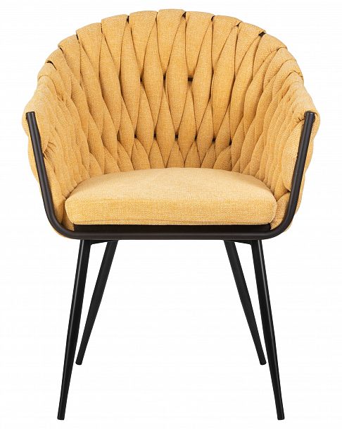 Стул обеденный DOBRIN MATILDA (жёлтая ткань (LAR 275-8)) - Вид 6