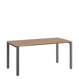 Стол линза Tess 160x80x75 дуб крафт золотой - Фото предпросмотра