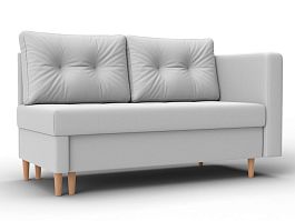 Кушетка Лига-098 Экокожа белый - Фото предпросмотра