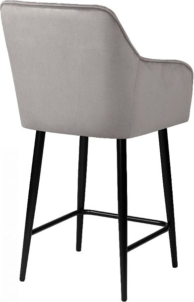 Комплект полубарных поворотных кресел Мони К, Confetti silver/черный, 3 шт. - Вид 5