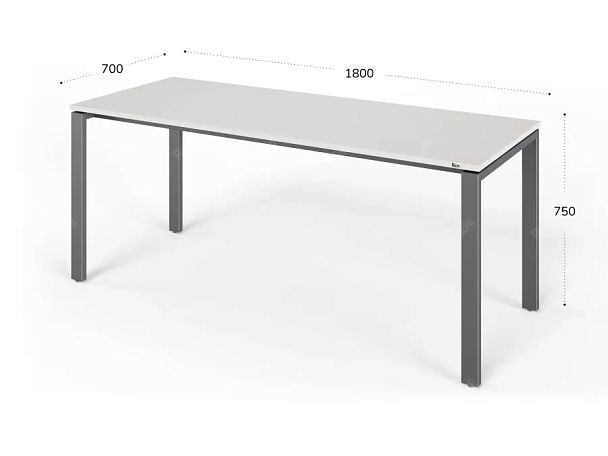 ЛАЙТ / LIGHT RLG014-18x7 Прямоугольный стол 180x70x75 Белый - Вид 2