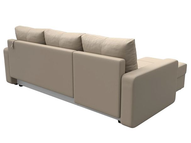 Диван угловой Ливерпуль Лайт левый угол Экокожа бежевый - Вид 6