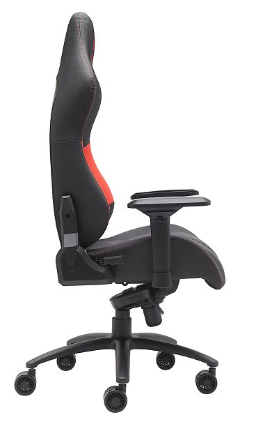 Геймерское кресло Everprof Jaguar (Ягуар) Экокожа Красный - Вид 3