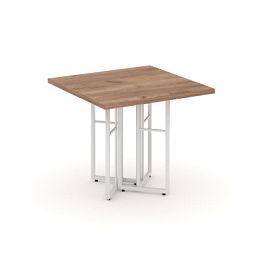 Rift Direct Стол журнальный RF.SJ-001 Дуб Табак/Металл Белый 680*680*580 - Фото предпросмотра