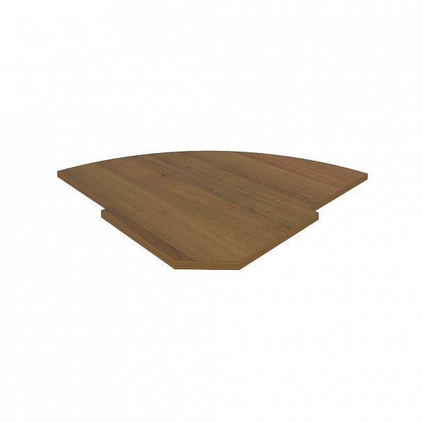 Полка для стойки угловой "Riva" А.РС-5.1 орех гварнери - Вид 1